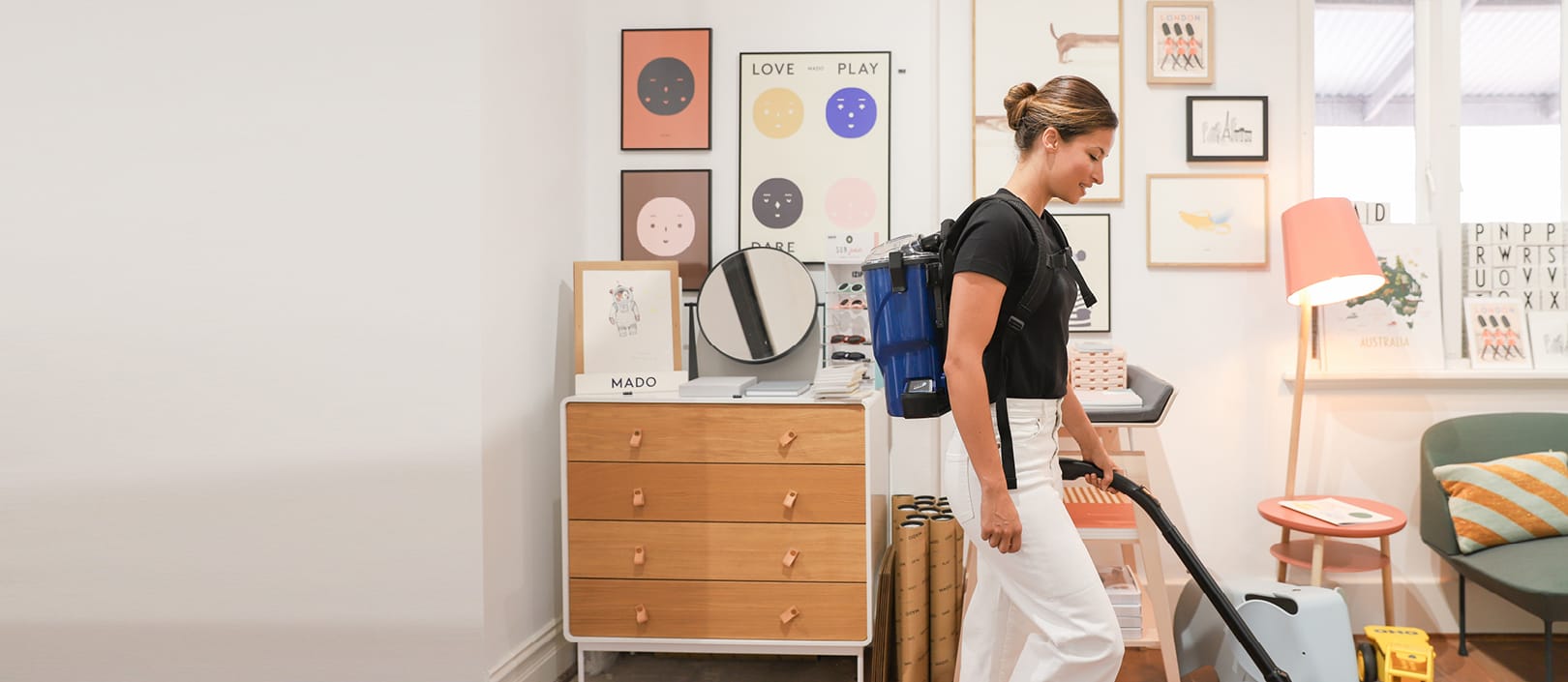 Pacvac vacuum cleaners product range banner