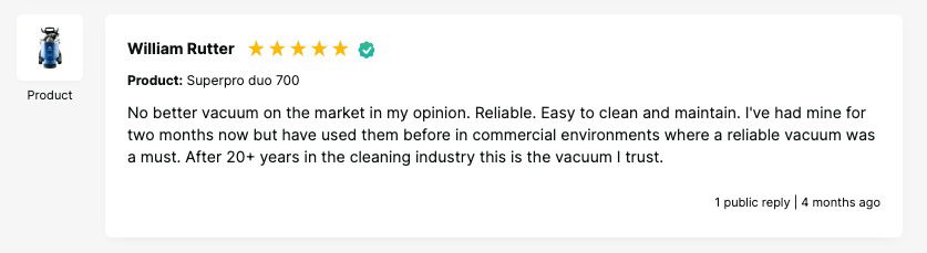 Pacvac Superpro Duo Vacuum Cleaner - Product Review